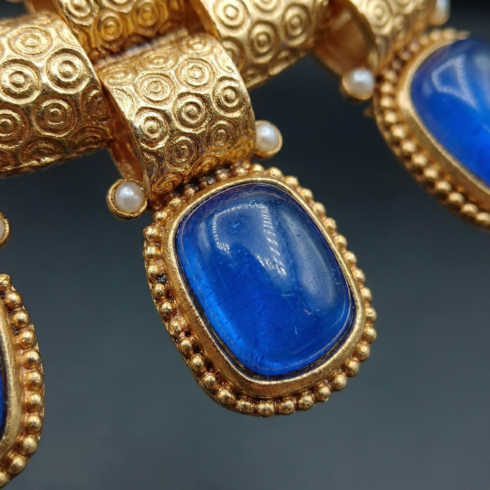 Rajwadi Choker Necklace | Monalisa Fusion Bridal Jewelry Set with Earrings - nandai.store